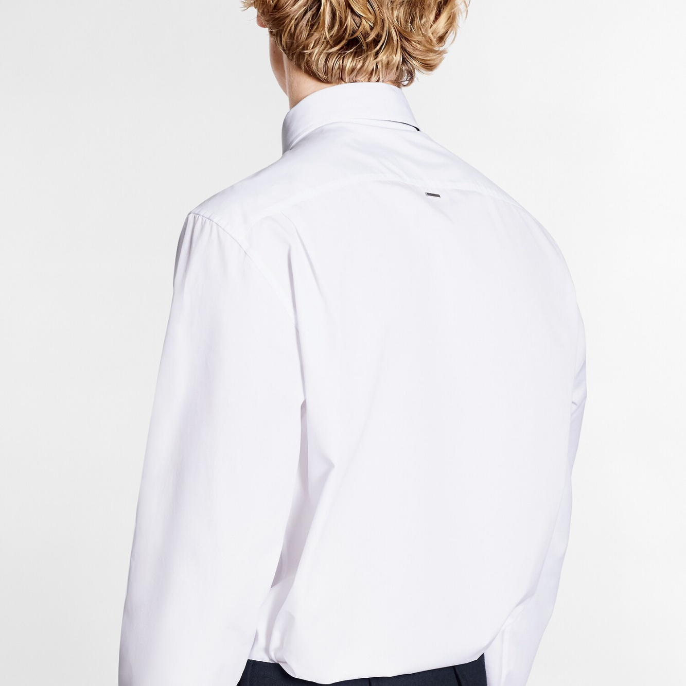 Louis Vuitton DNA Collar Short-sleeved Shirt White. Size 36
