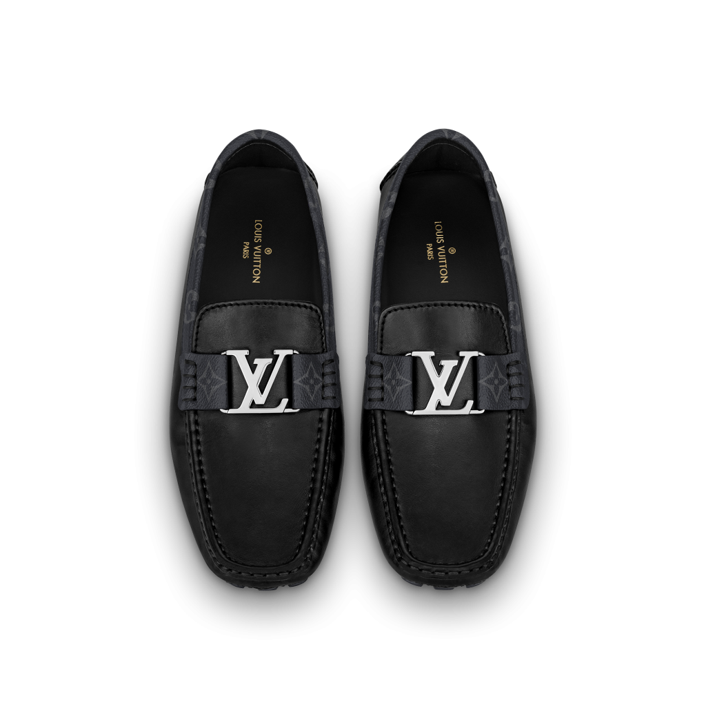 Louis Vuitton Off White Leather Monte Carlo Loafers Size 39 at