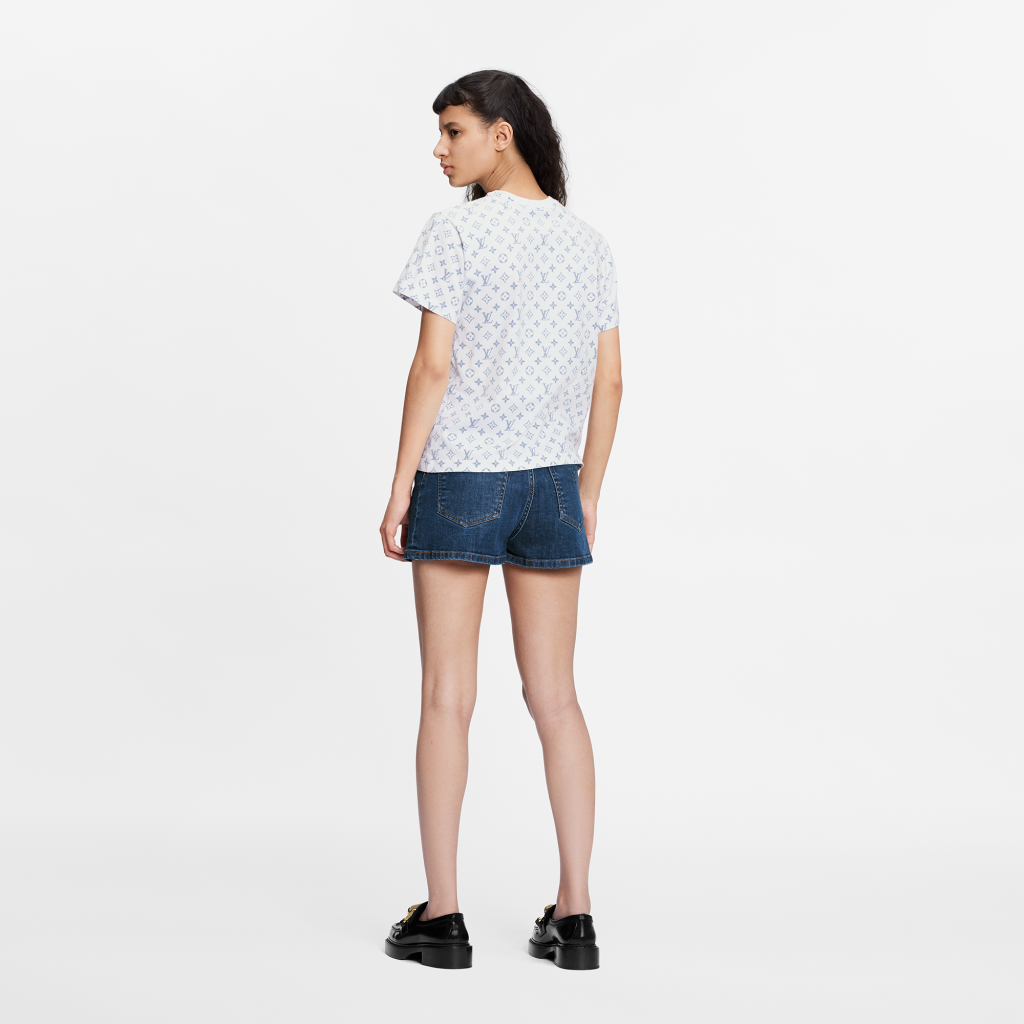Louis Vuitton LV Escale Printed T-Shirt, White, S