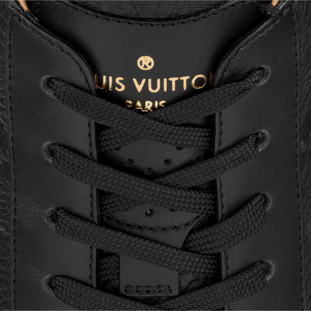 Buy Pre-owned & Brand new Luxury Louis Vuitton Black Monogram Embossed  Luxembourg Sneakers Online