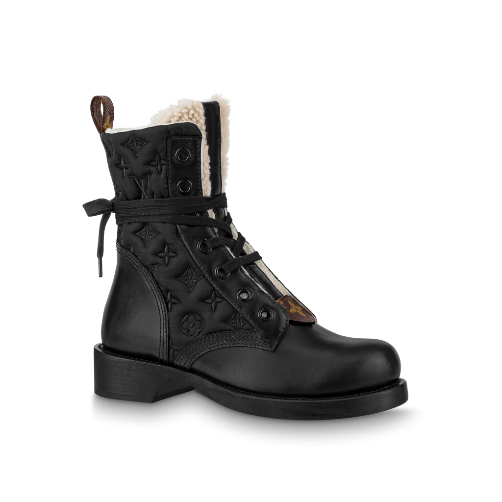 Replica Louis Vuitton Metropolis Flat Ranger Boots with Shearling for Sale