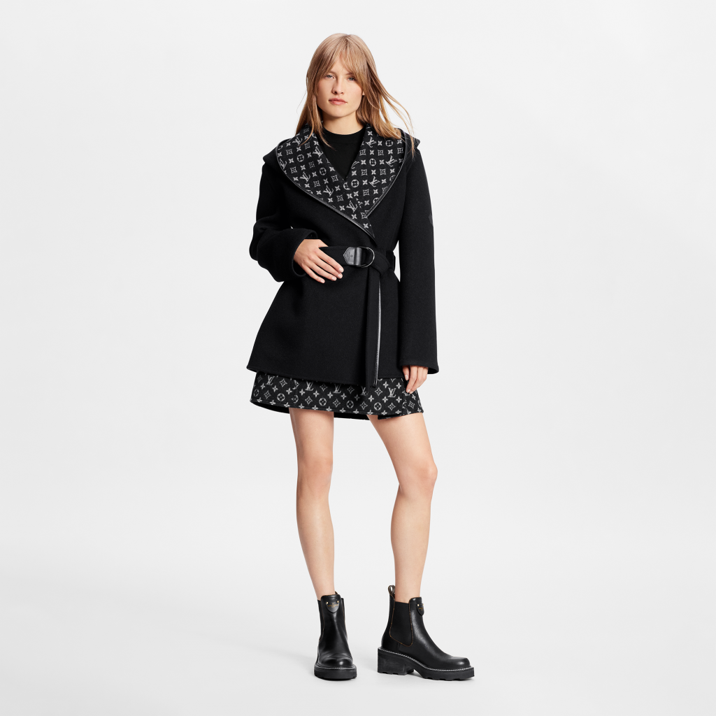 Belted Short Wrap Pea Coat - Ready-to-Wear 1A99KC