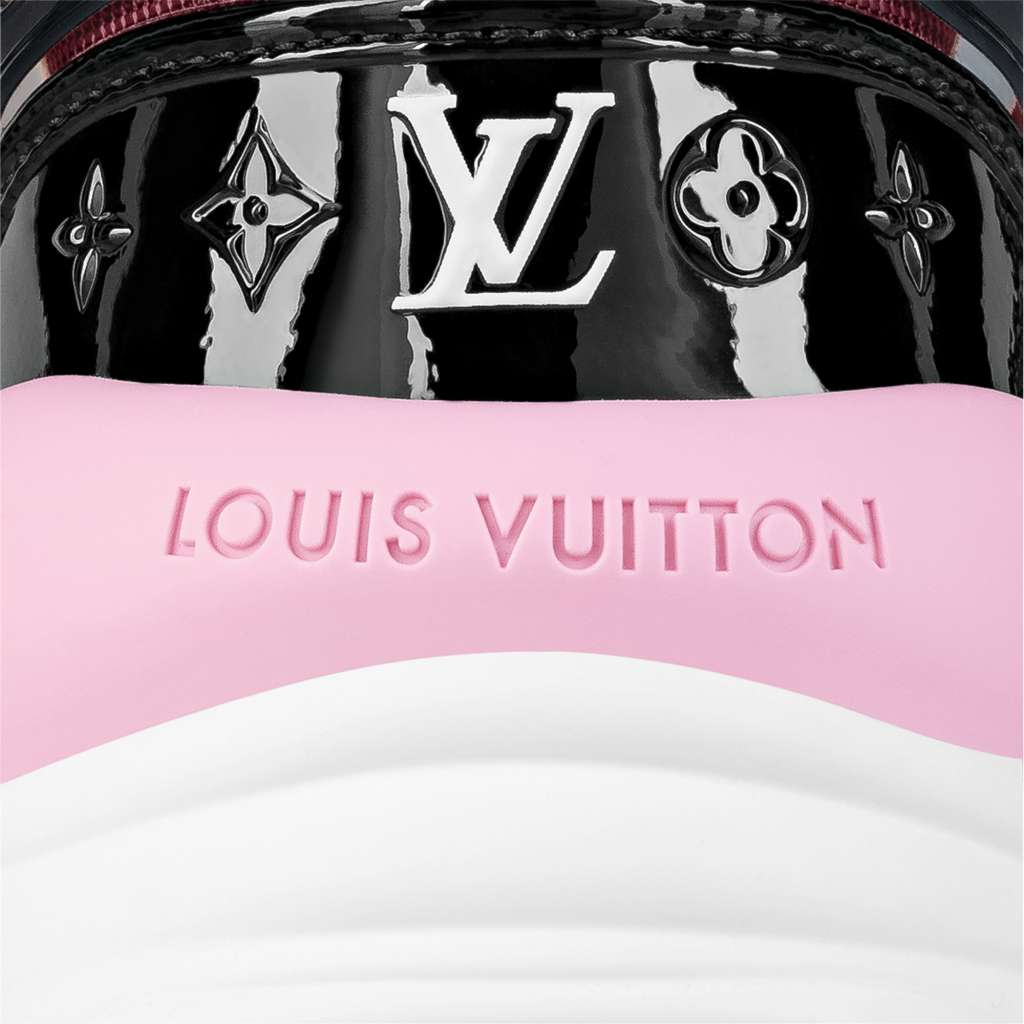 Louis Vuitton Run 55 Grey Light Pink White (Women's) - 1A9H67 - US
