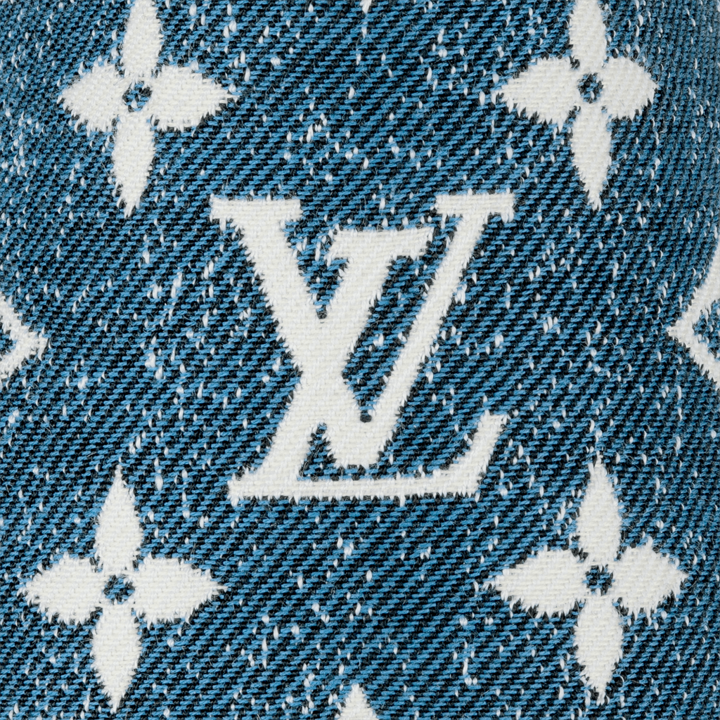 Louis Vuitton Women's Starboard Flat Espadrille Monogram Denim