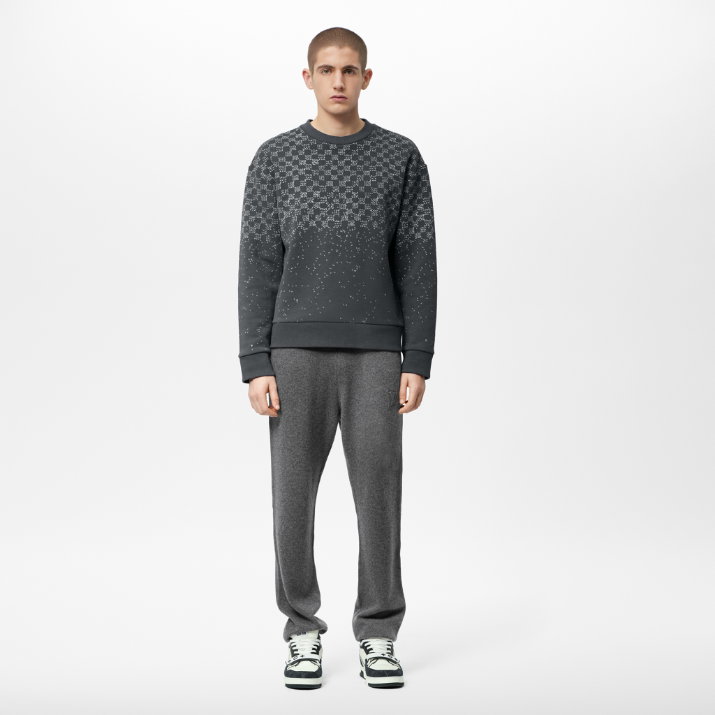 Louis Vuitton Damier Wool Long-Sleeved Crewneck - Vitkac shop online