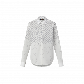 Louis Vuitton Damier Spread Printed Sweatshirt, Grey, M