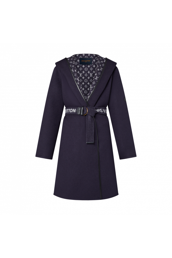 Louis Vuitton Signature double face hooded wrap coat - Vitkac shop