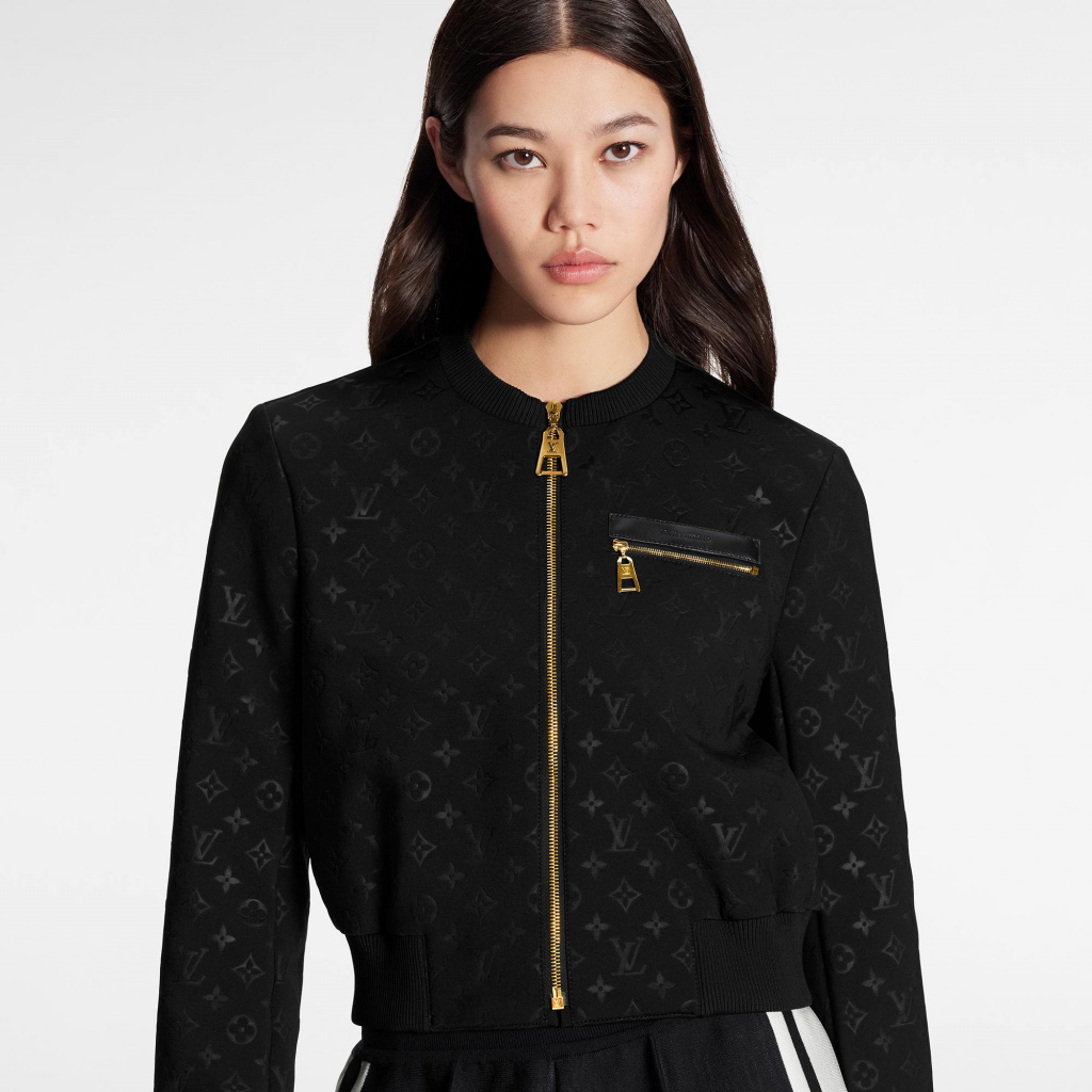 Louis Vuitton Embossed Monogram Bomber Jacket