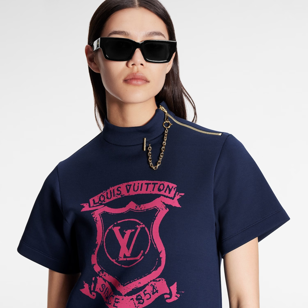 Louis Vuitton Coat Of Arms T-Shirt Dress - Women - Ready-to-Wear