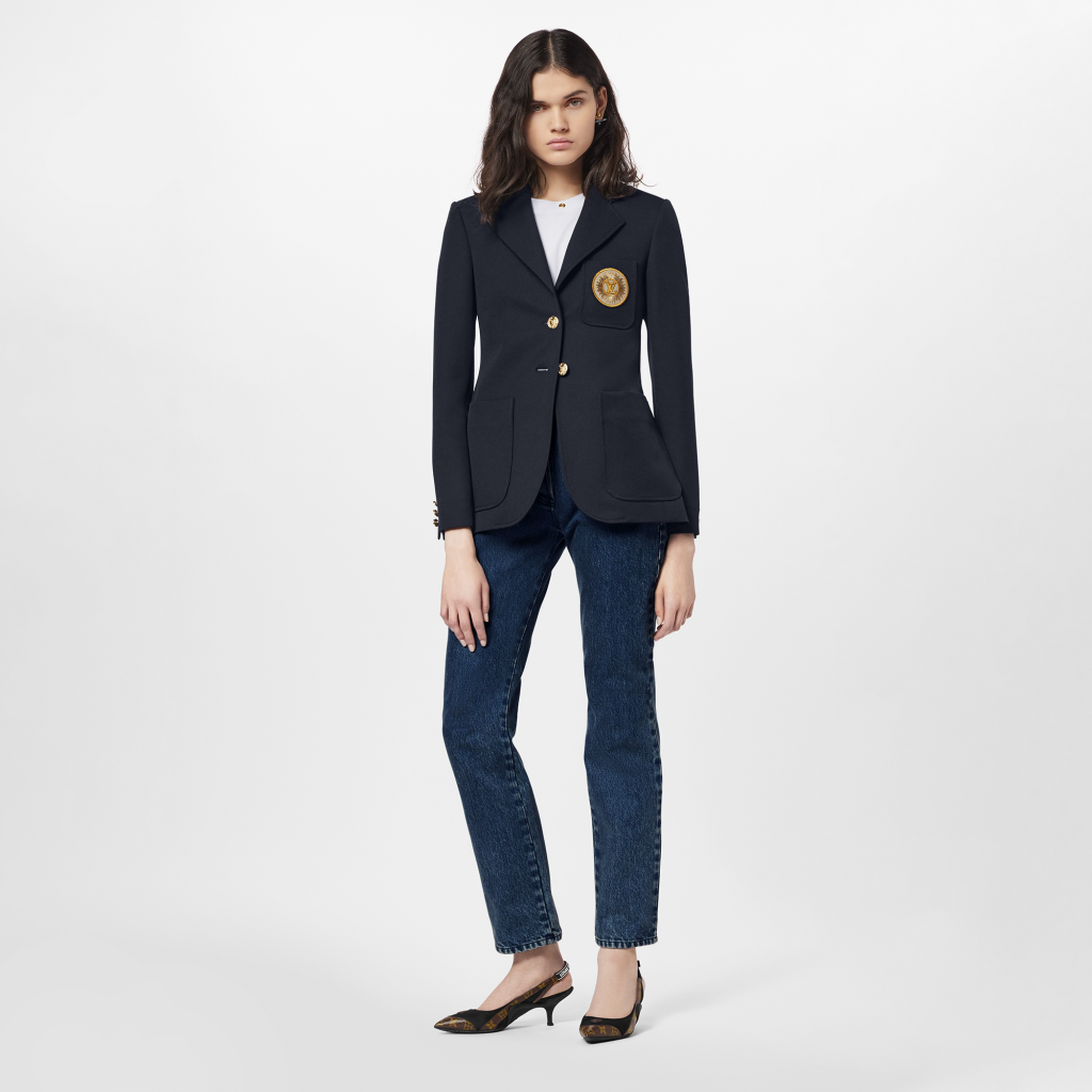 Louis Vuitton Monogram tweed preppy blazer - Vitkac shop online