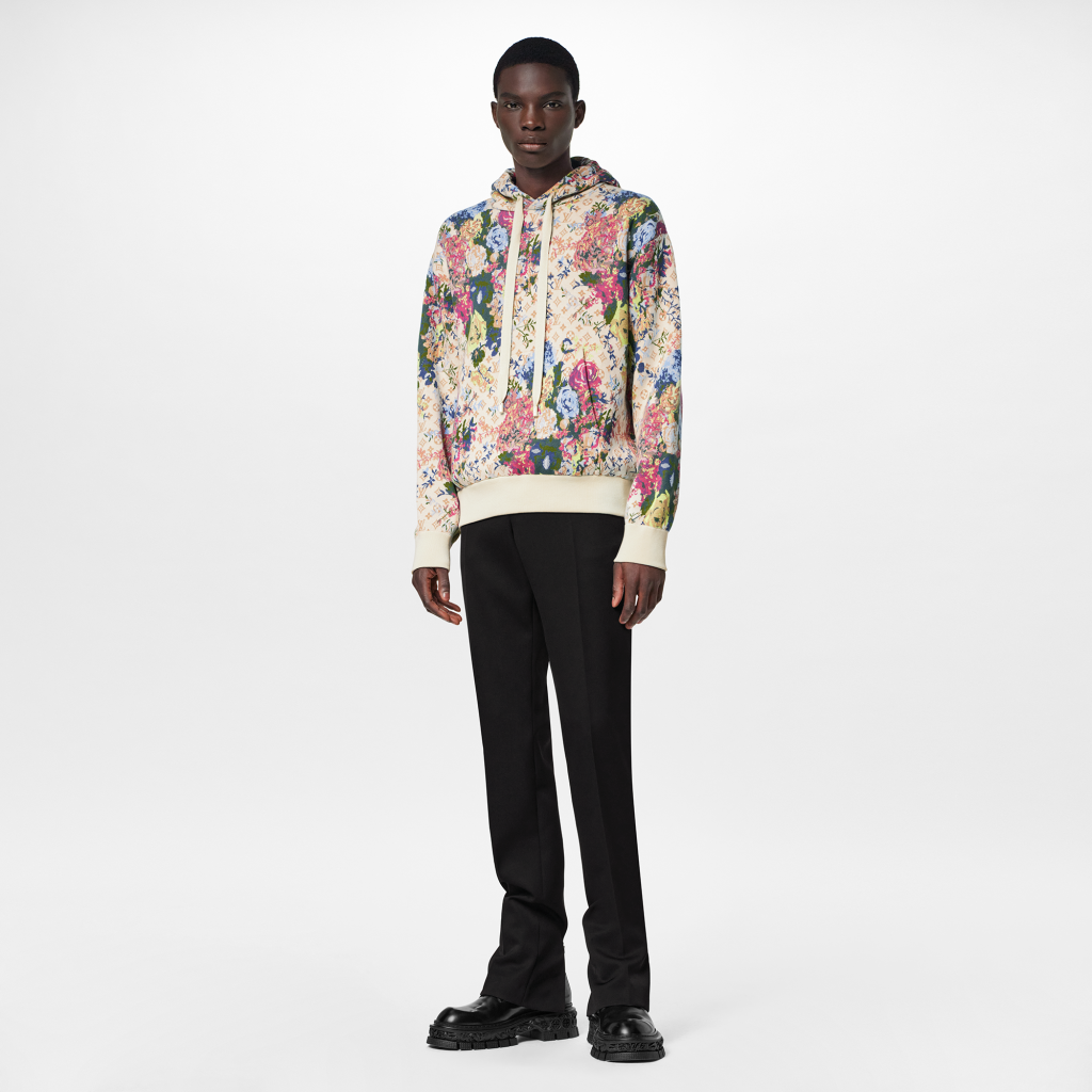 Louis Vuitton Exclu 3d monogram flower jacquard hoodie (1A5V4E)