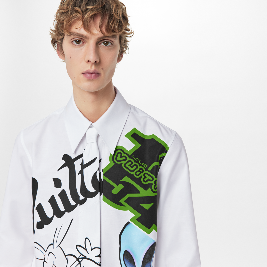 Louis Vuitton Printed Shirt And Tie - Vitkac shop online