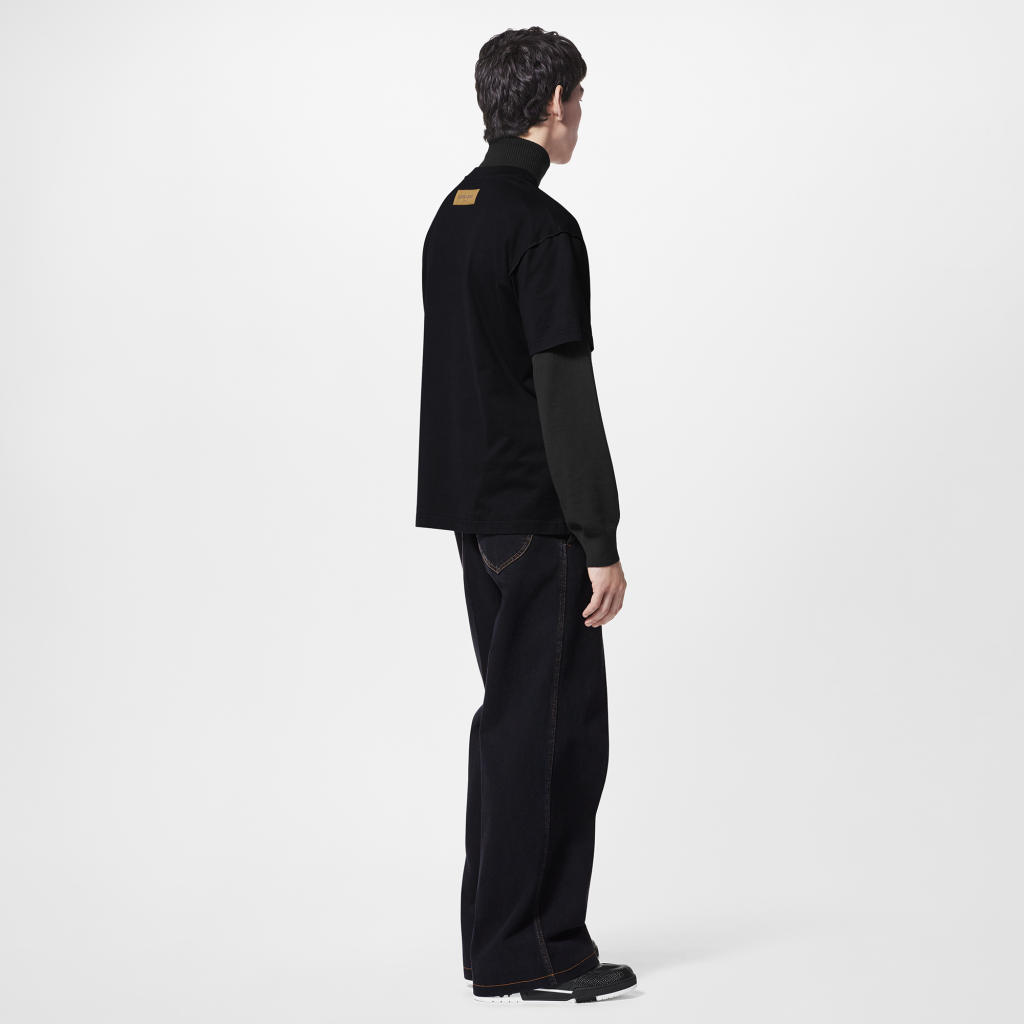 Louis Vuitton LV Concert Print Short Sleeve Tee Shirt Black Pre