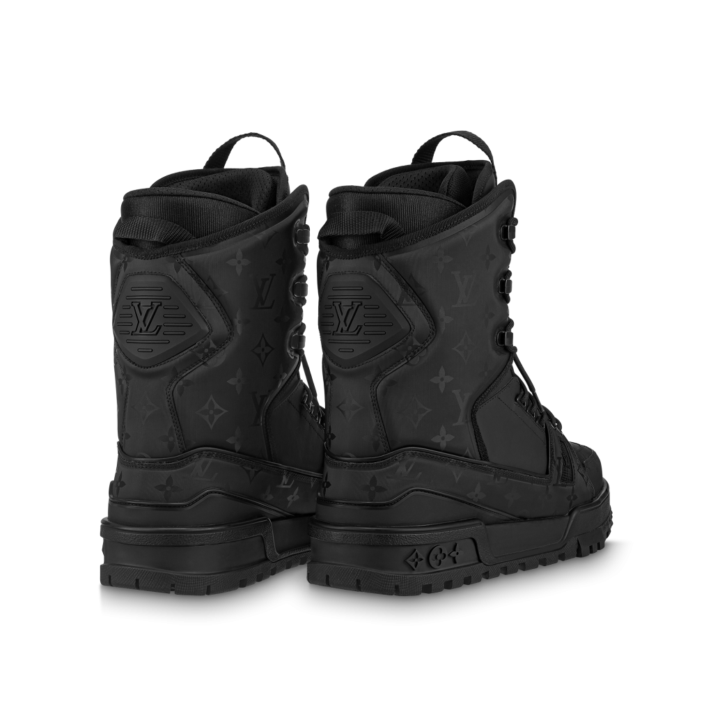 black lv boots