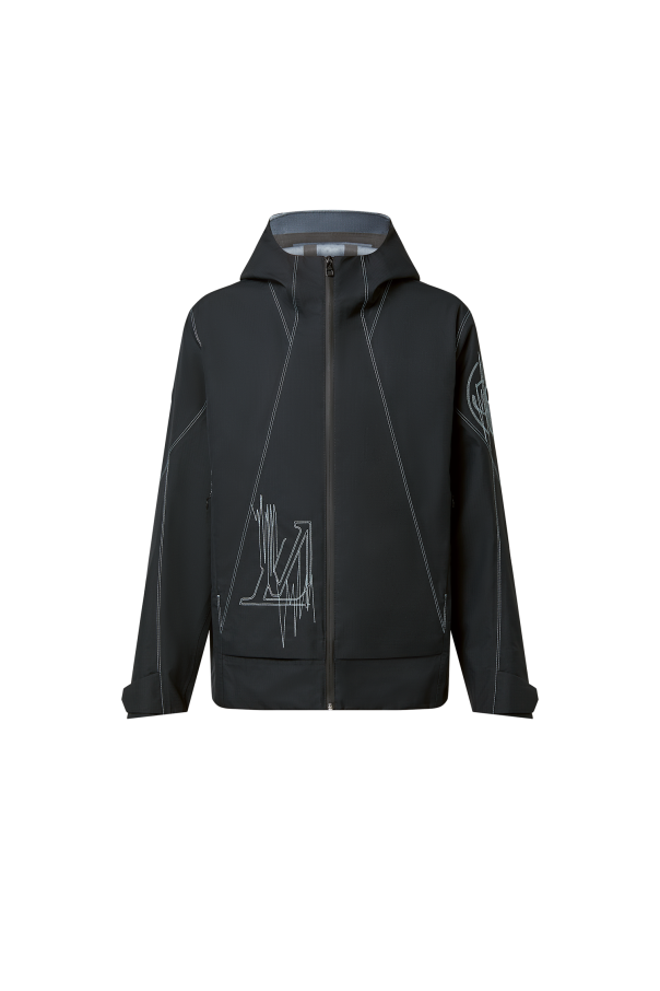 Louis Vuitton LV x YK Faces Patches Zip-Up Hoodie