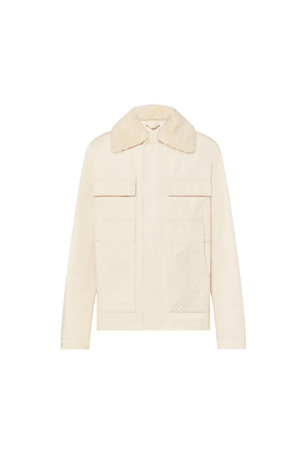 Louis Vuitton® LV X Yk Infinity Dots Zip-up Jacket Fuschia. Size