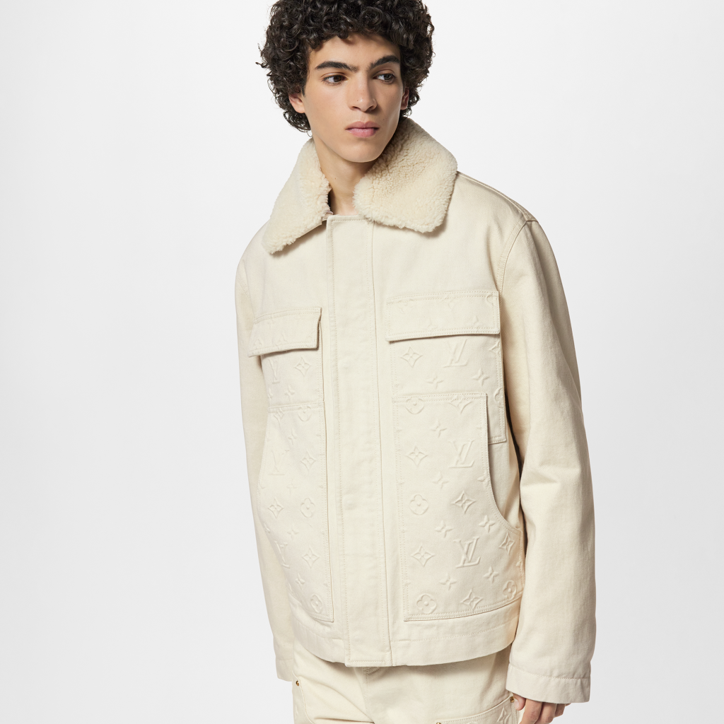Louis Vuitton Shearling Embossed Monogram Jacket - Vitkac shop online