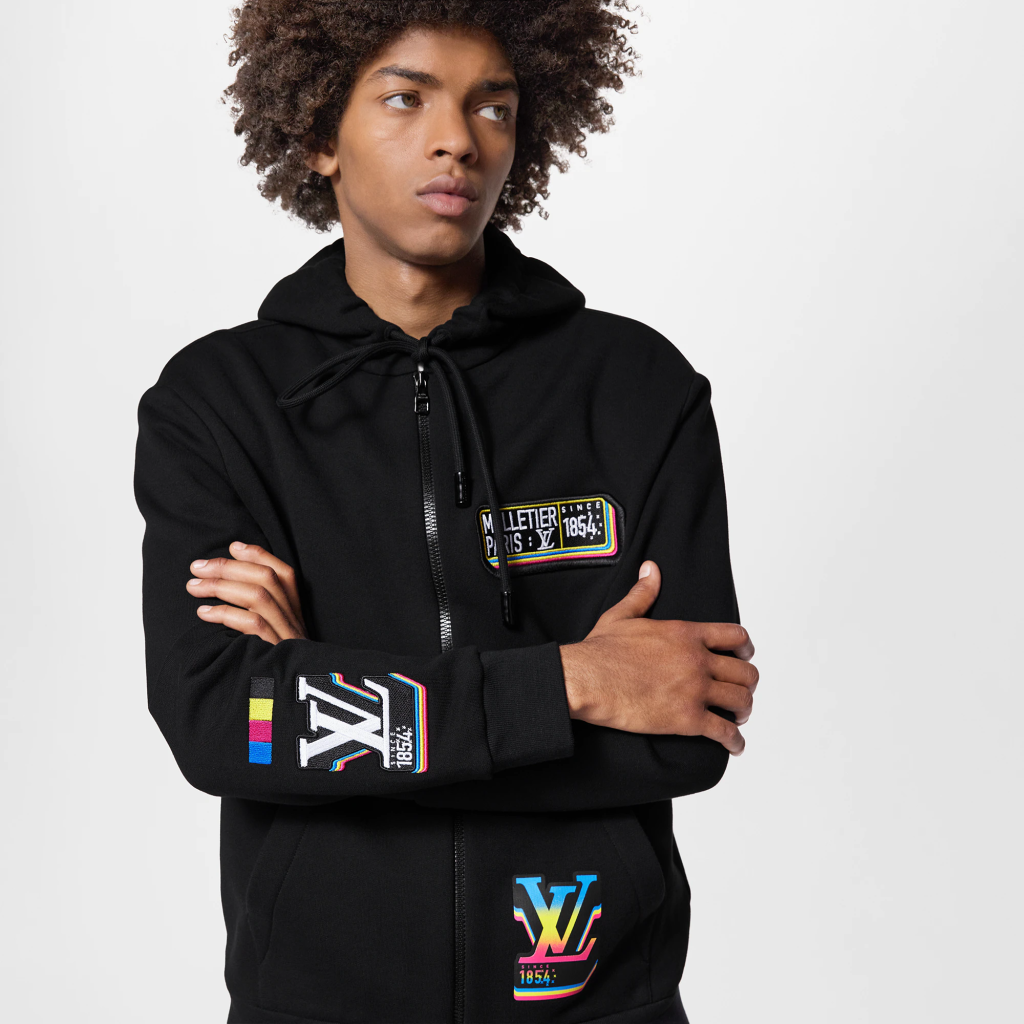 Louis Vuitton Embroidered Signature Cotton Hoodie