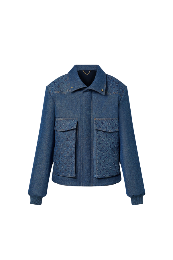 Monogram Padded Denim Jacket od Louis Vuitton