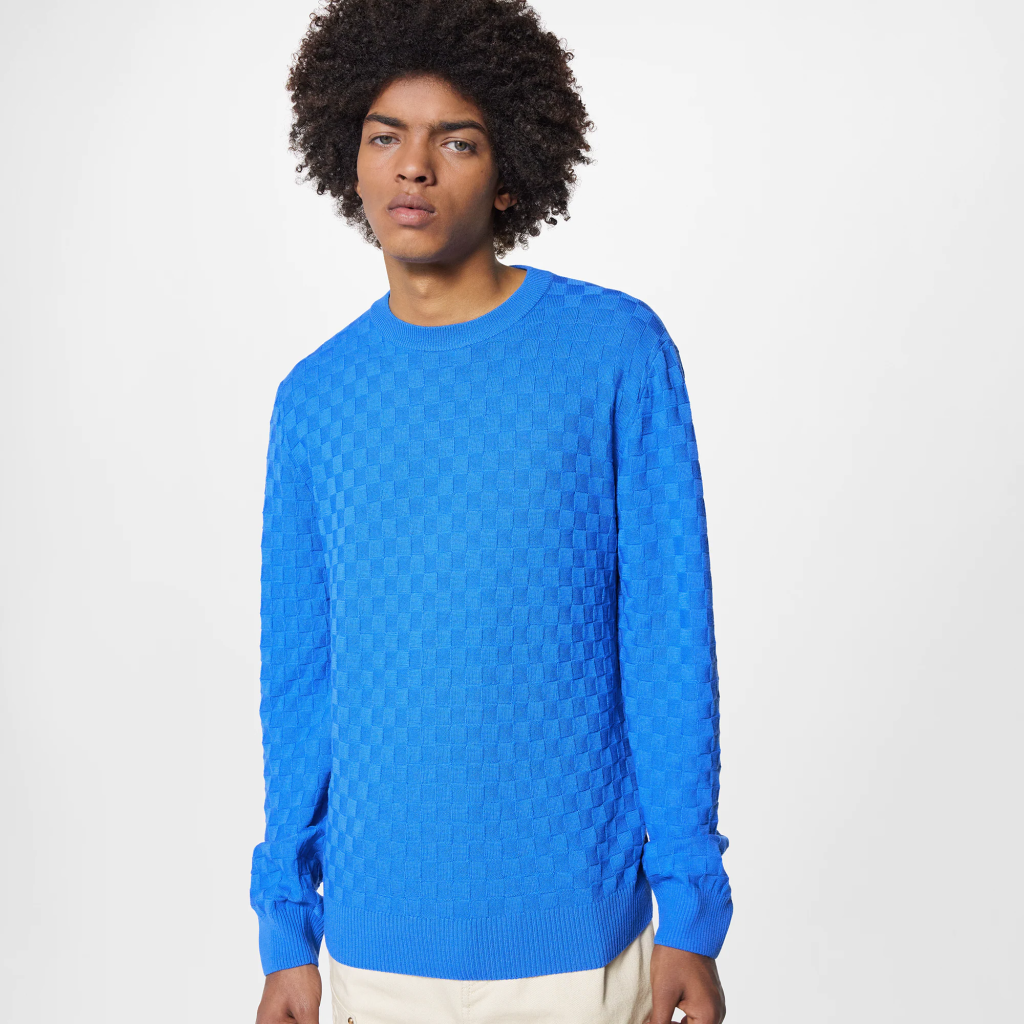 Louis Vuitton Damier Wool Long-Sleeved Crewneck - Vitkac shop online