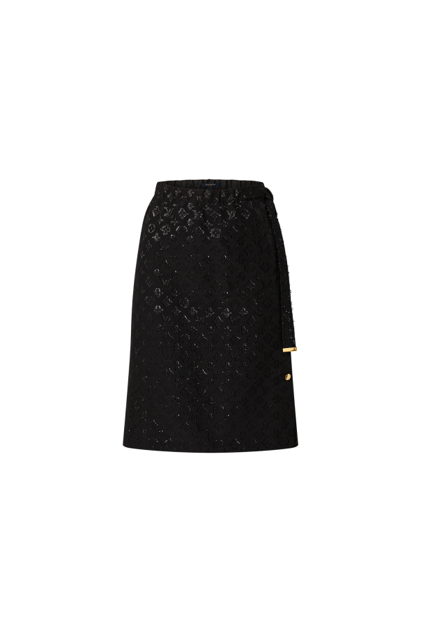 Louis Vuitton Lurex tweed belted skater dress - Vitkac shop online