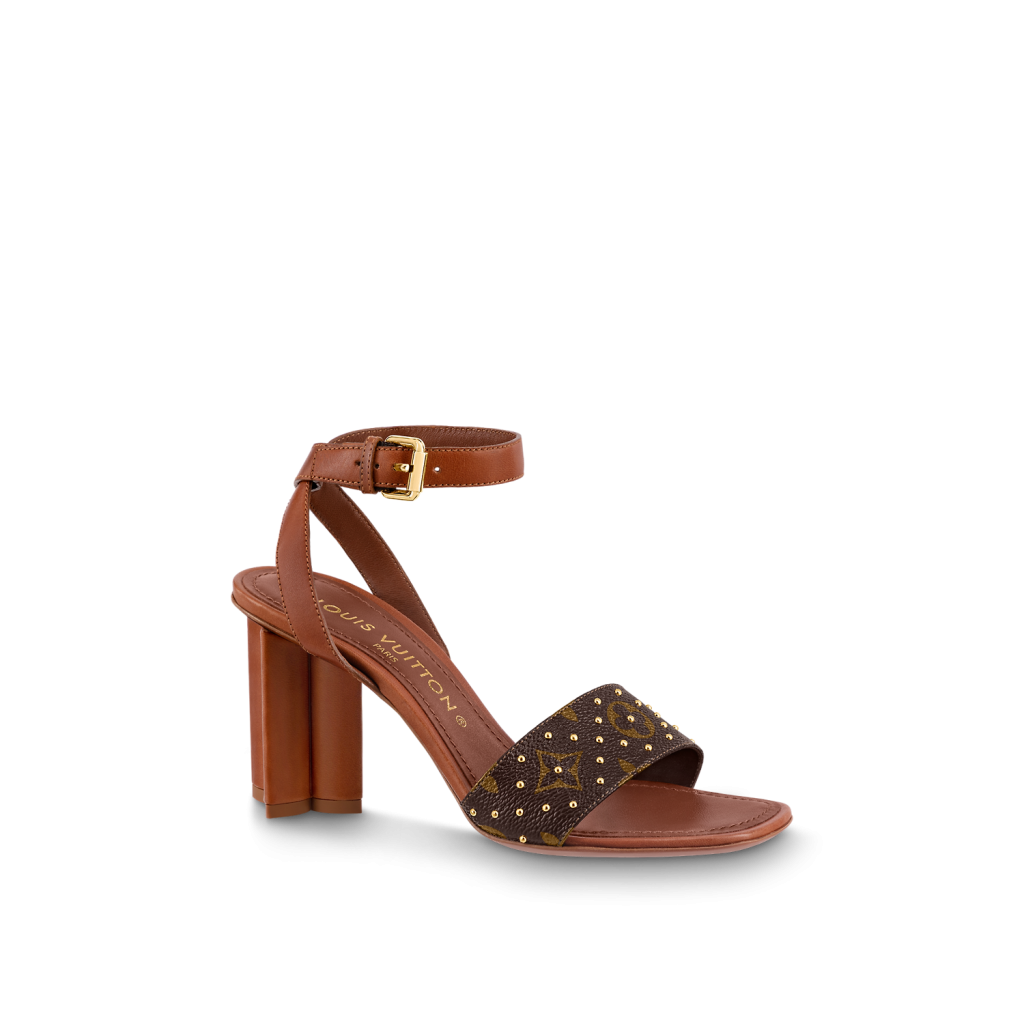 Louis Vuitton Leather Upper Buckle Sandals for Women for sale