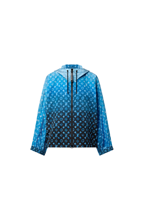 Louis Vuitton 3D Monogram Hooded Jacket , Navy, L
