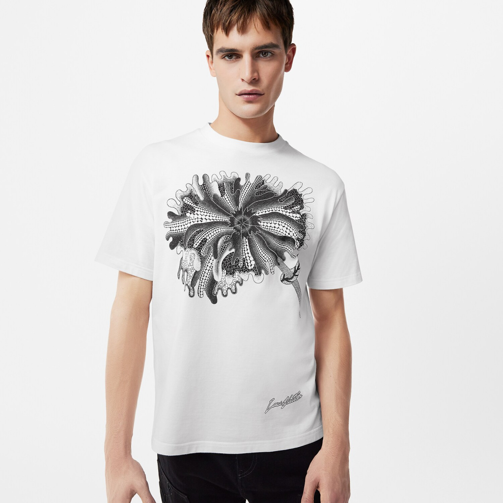 LV x YK Psychedelic Flower Regular T-Shirt - Ready-to-Wear 1AB6IJ