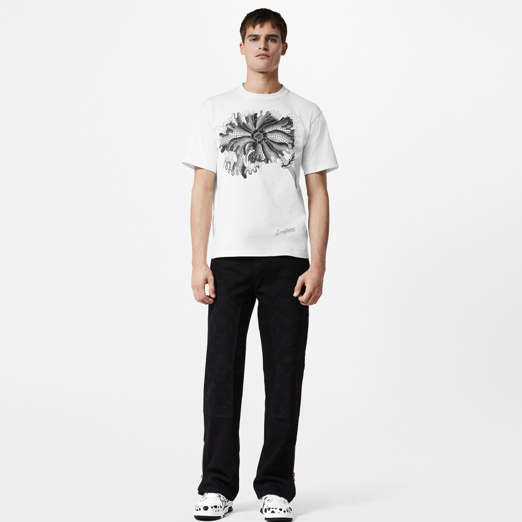Louis Vuitton LV x YK Psychedelic Flower Regular T-Shirt - Vitkac shop  online