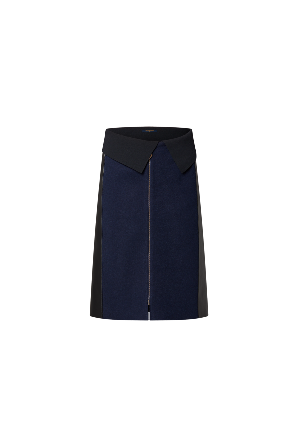 Louis Vuitton Scallop Detail A-Line Mini Skirt