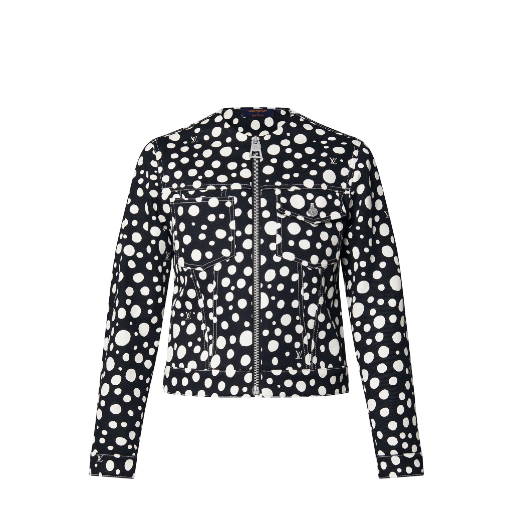 Louis Vuitton X Yayoi Kusama Infinity Dots Printed Crewneck Black for Men