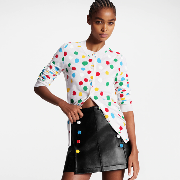 Louis Vuitton LV x YK Painted Dots Denim Jacket - Vitkac shop online