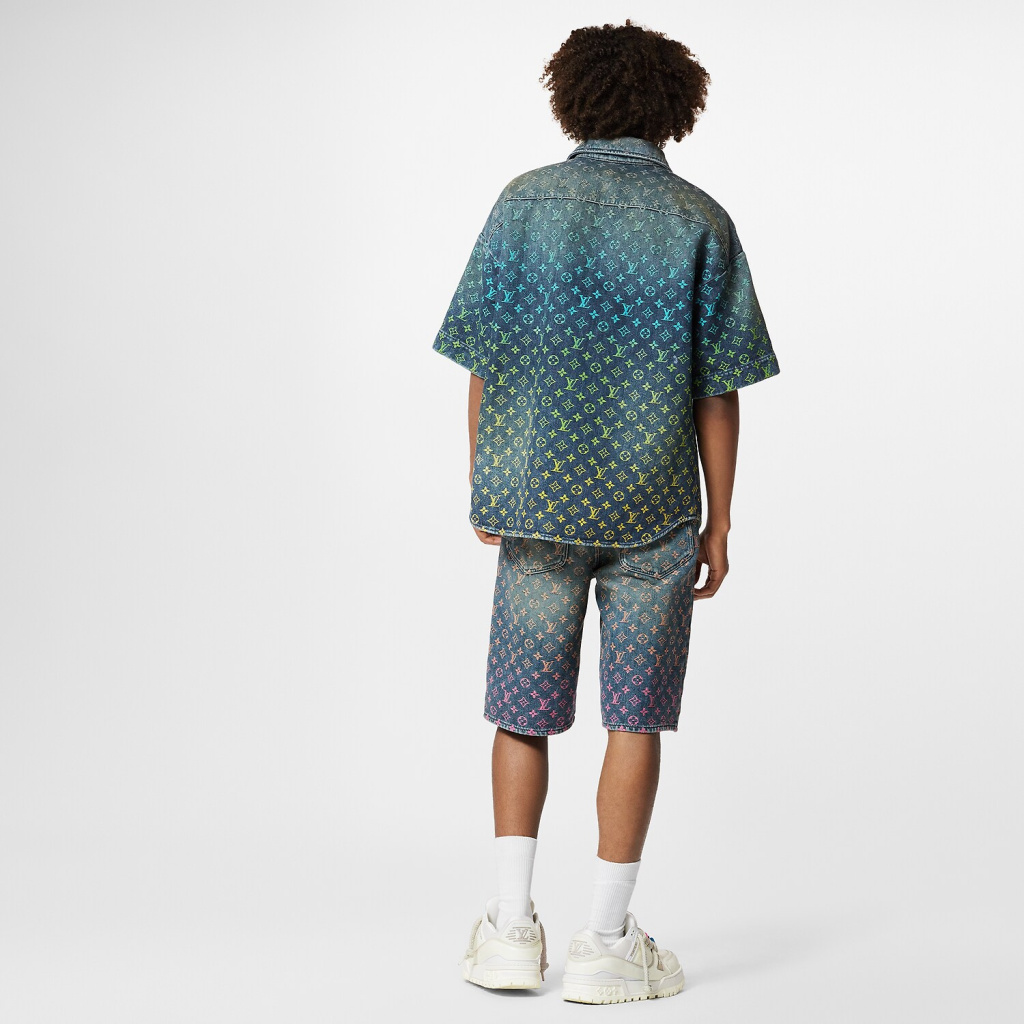 Louis Vuitton Rainbow Monogram Short-Sleeved Denim Shirt - Vitkac shop  online