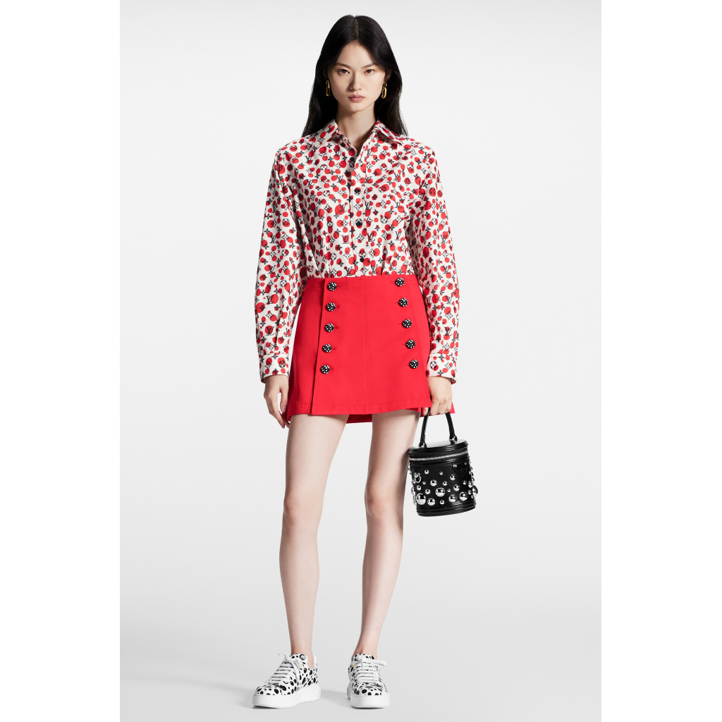 Louis Vuitton Yayoi Kusama Infinity Dots Midi Skirt