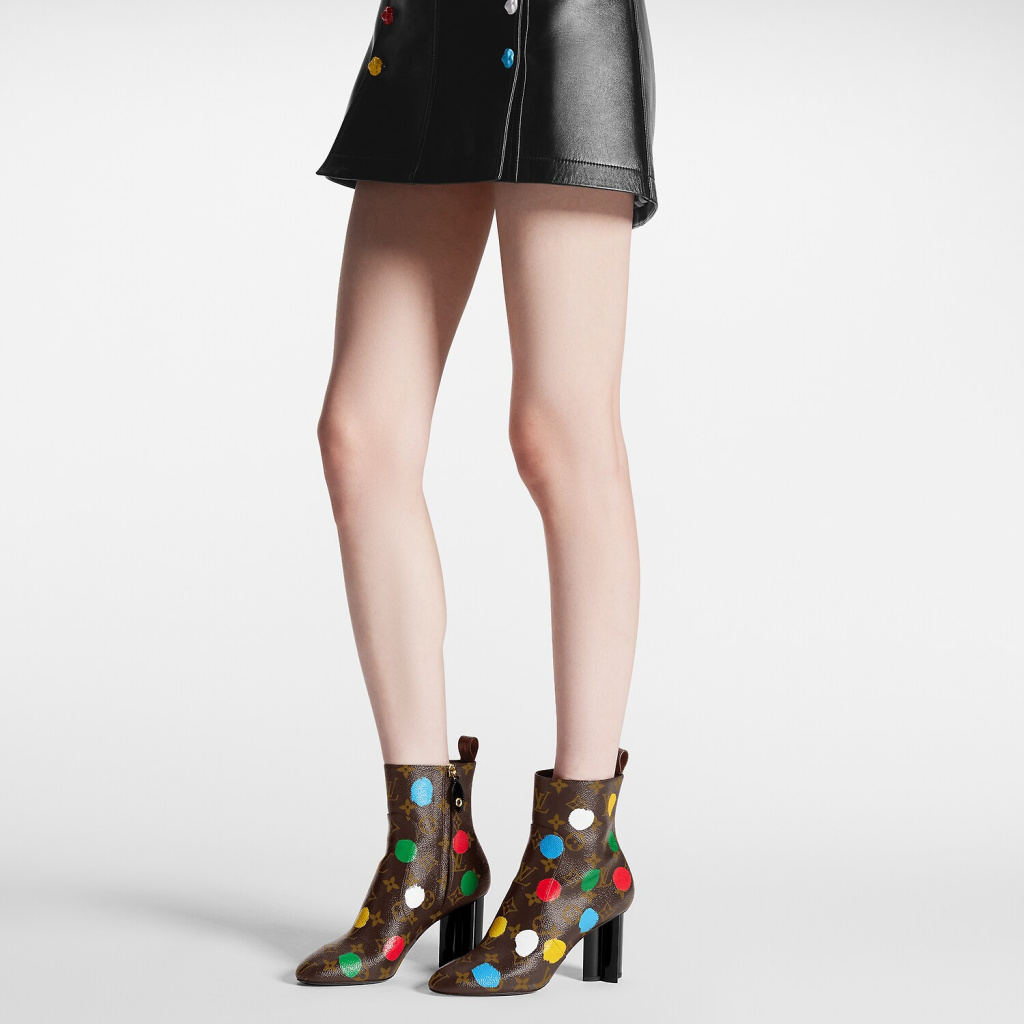 LV x YK Silhouette Ankle Boots Cacao Brown