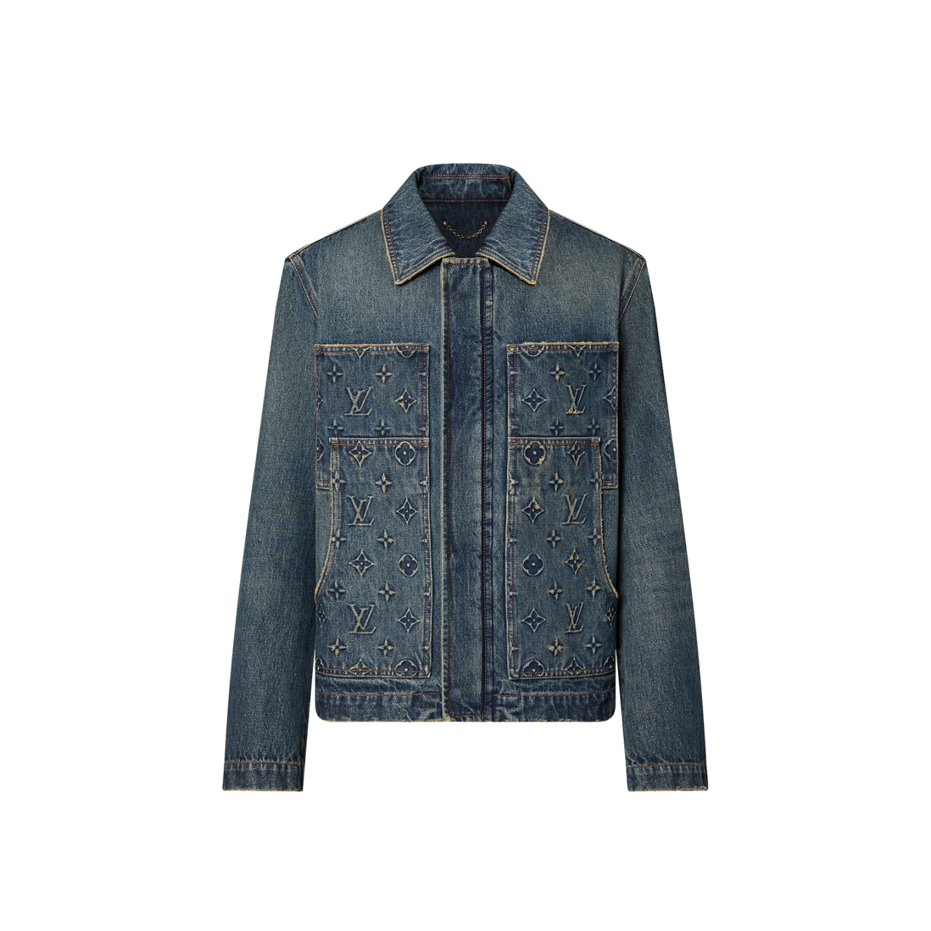 Workwear Denim Jacket in Grey McQ Alexander McQueen