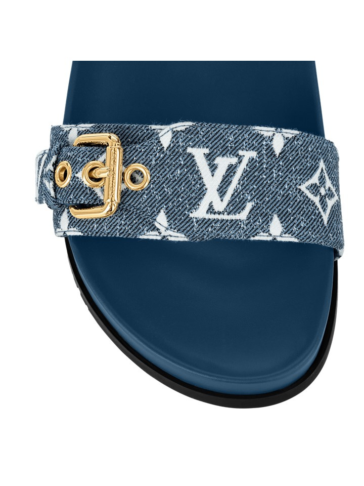 Louis Vuitton - Bom Dia Flat Mule on Designer Wardrobe