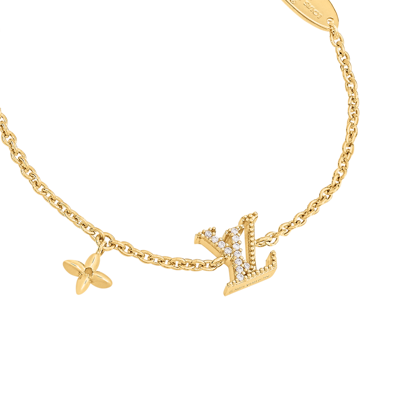 LV Iconic Necklace - Luxury S00 Gold