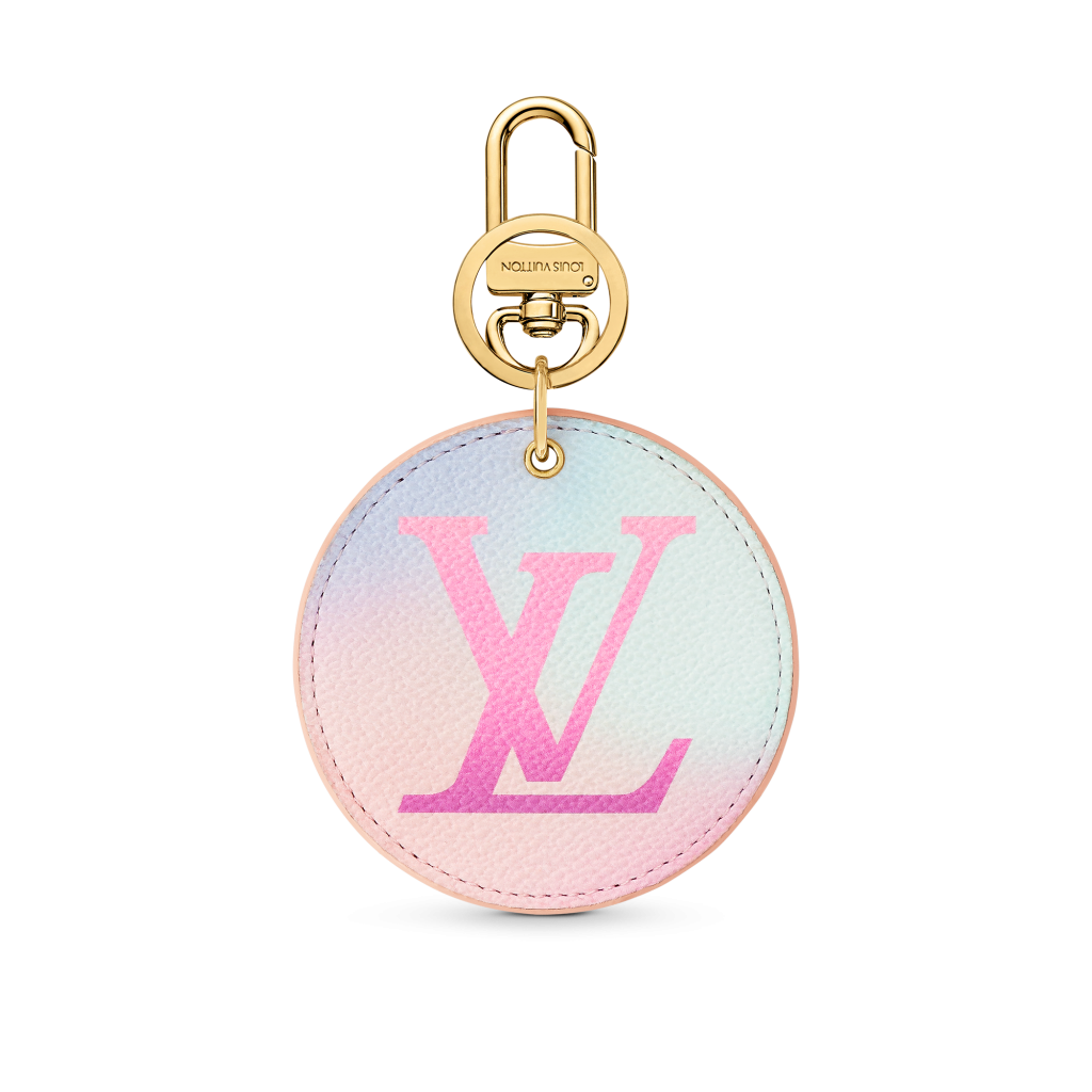 Louis Vuitton M00666 ILLUSTRE Bag Charm and Key Holder, Pink, One Size