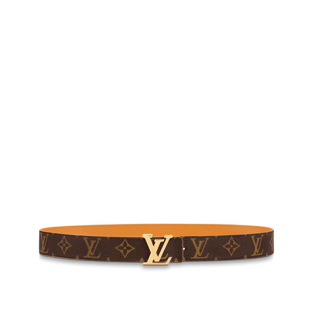 Buy Pre-owned & Brand new Luxury Louis Vuitton LV Initials Brown Leather  Belt Online