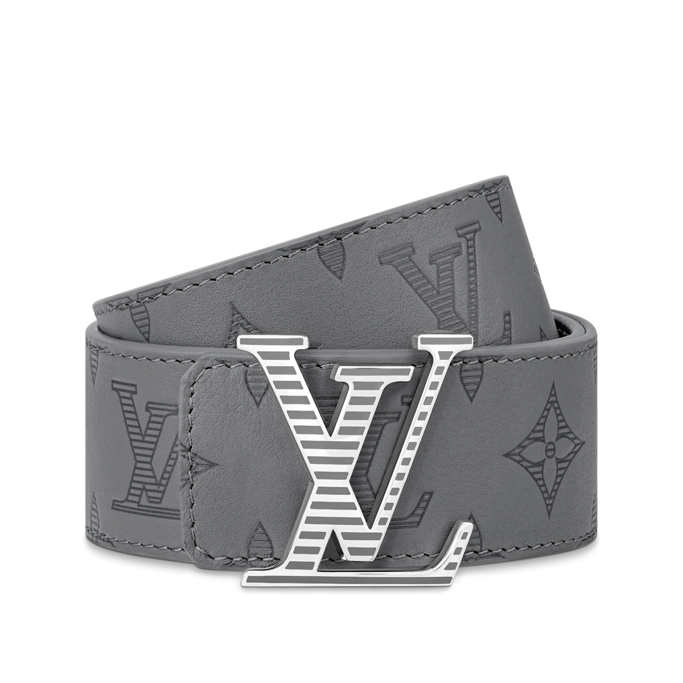 Louis Vuitton LV Shadow 40mm Reversible Belt Black Leather. Size 110 cm