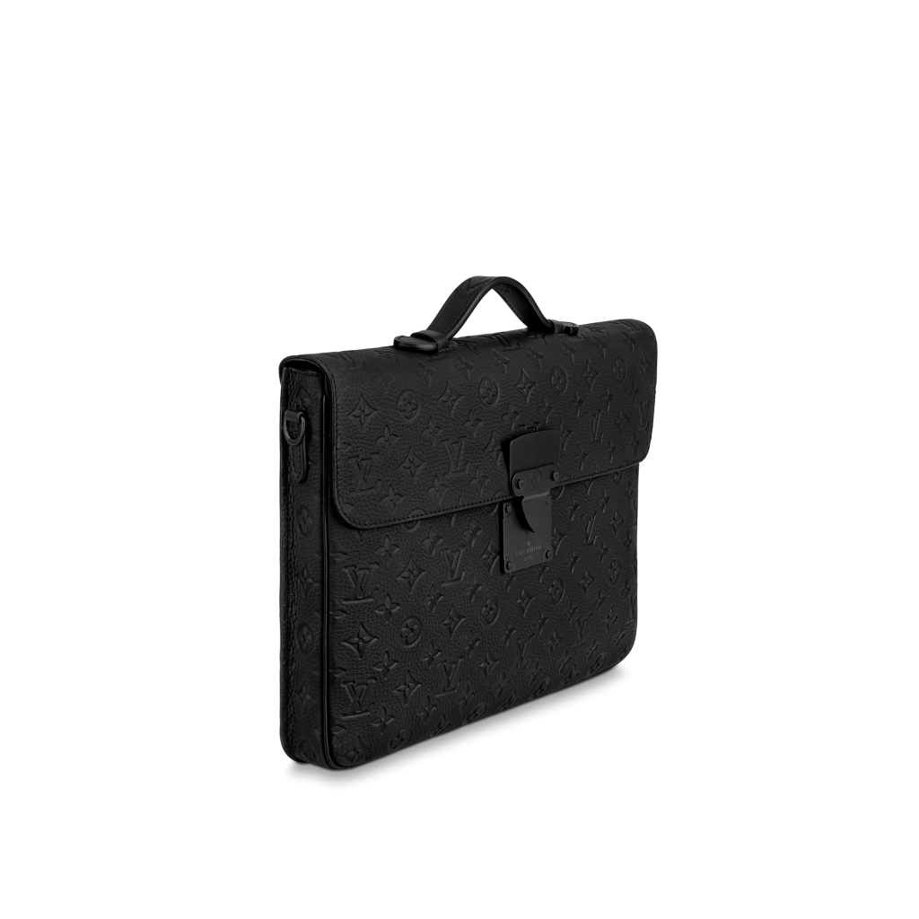 LOUIS VUITTON, a monogram canvas document folder / briefcase
