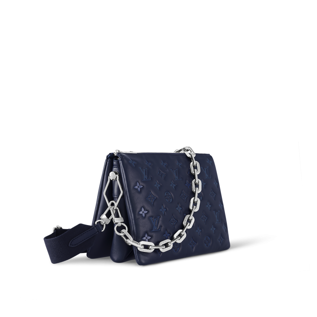 Handbags Louis Vuitton LV Coussin PM Blue New