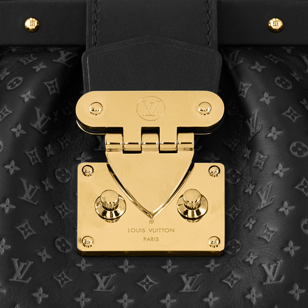 Louis Vuitton essential V bi color necklace Silver hardware Gold