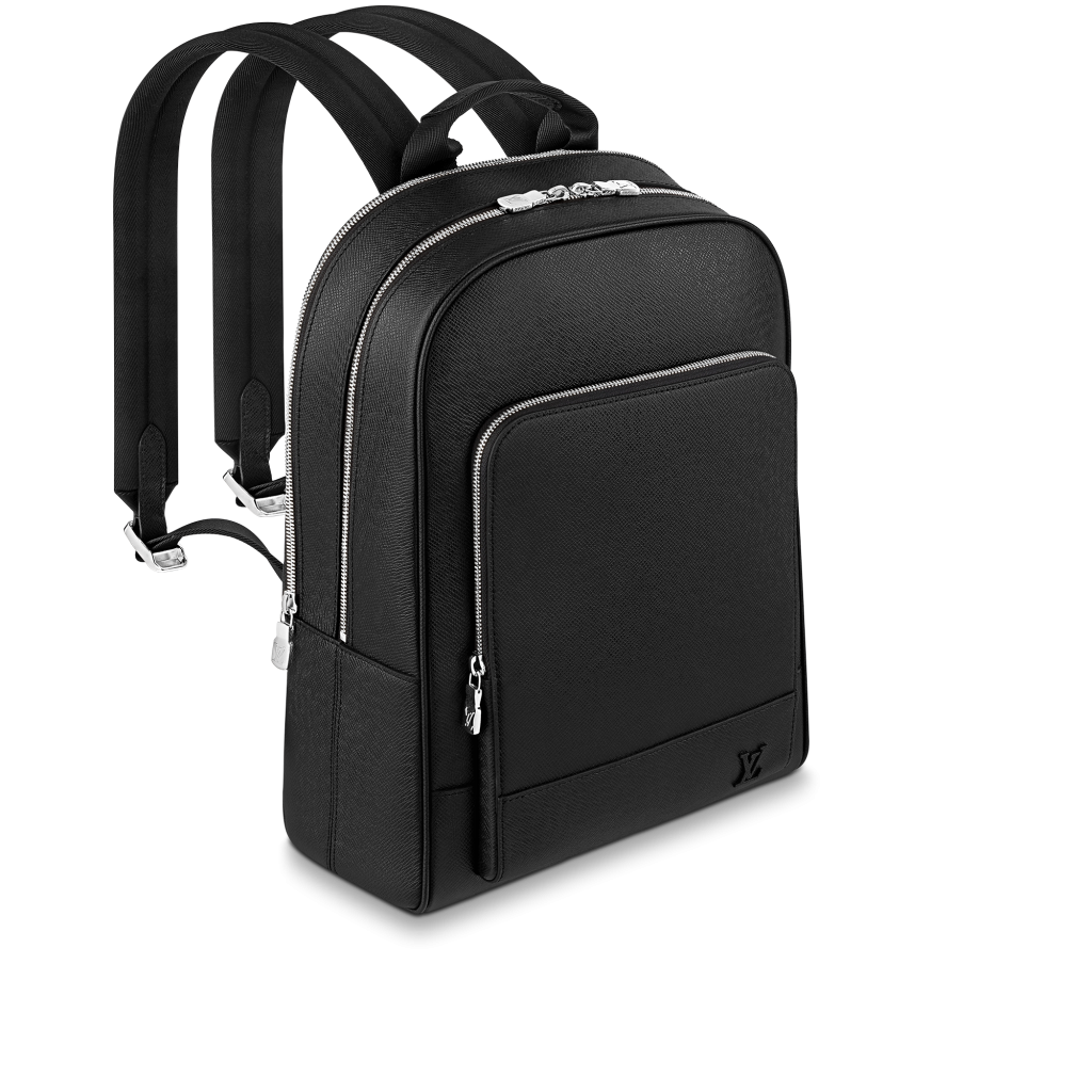 Louis Vuitton, Bags, Louis Vuitton Black Taiga Adrian Backpack Sku 59923