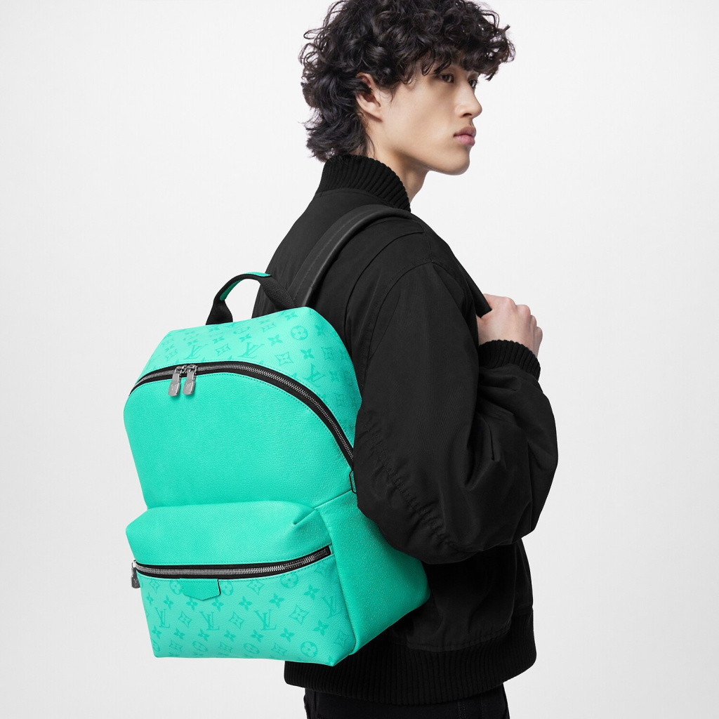 lv green backpack