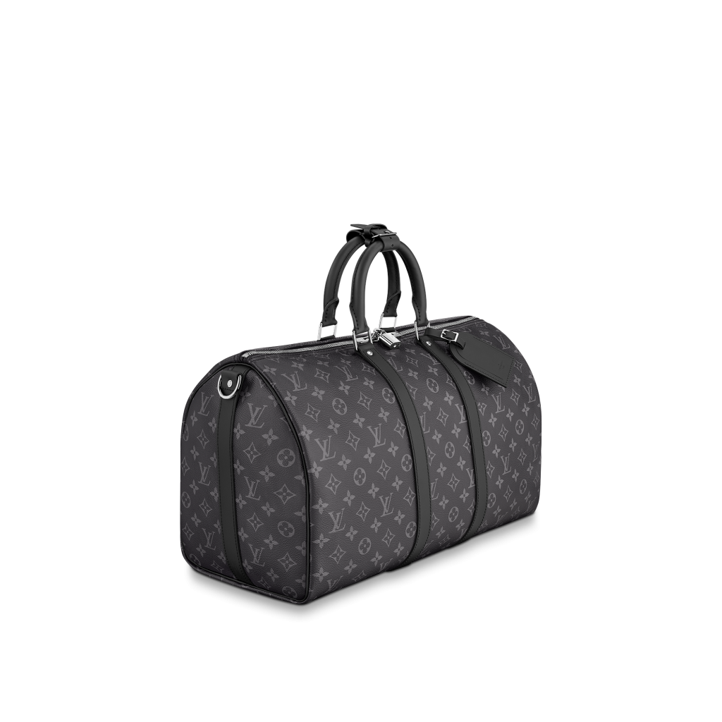 Louis Vuitton Keepall Bandouliere Monogram Eclipse 45 Black/Grey - US