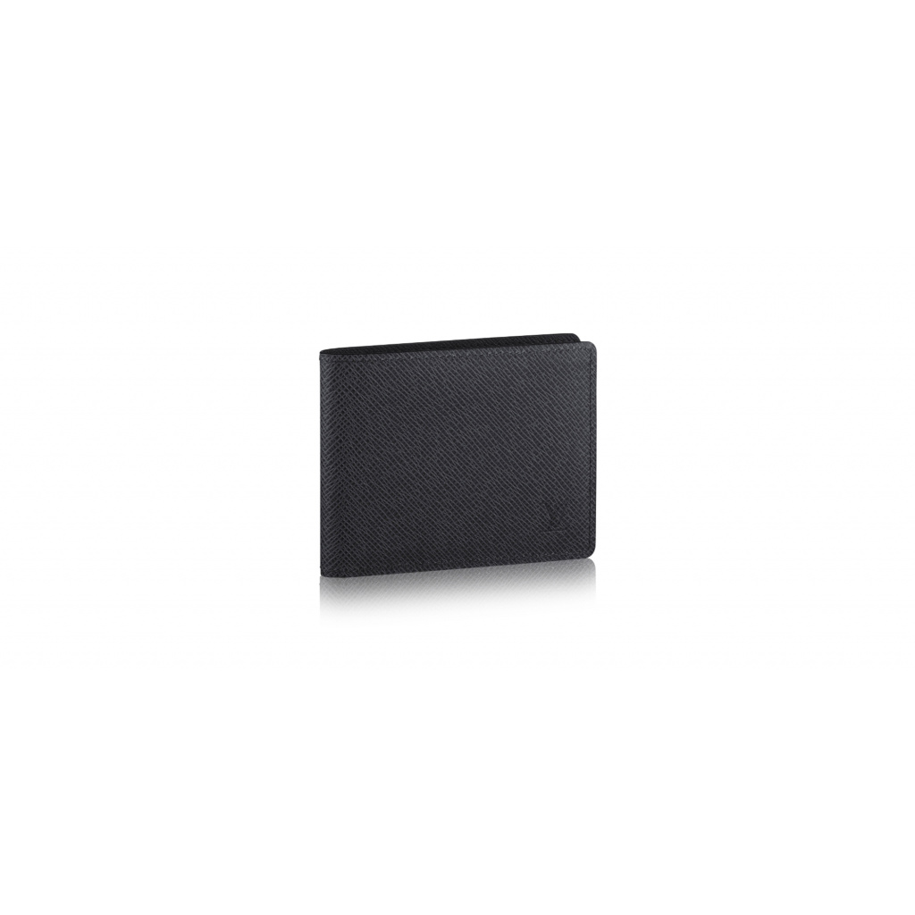Louis Vuitton Pince Wallet Taiga Leather Black 16311546