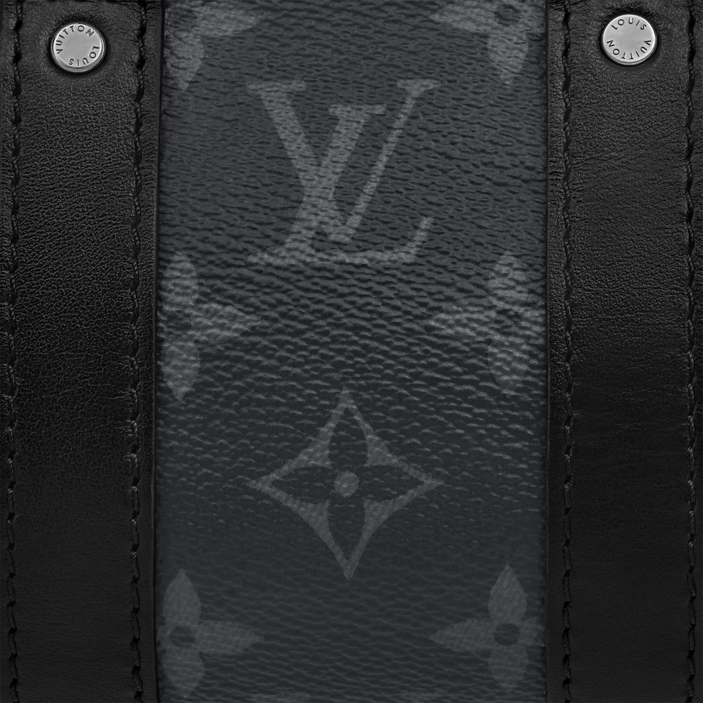 Louis Vuitton Keepall XS Denim Black/Leather SHW