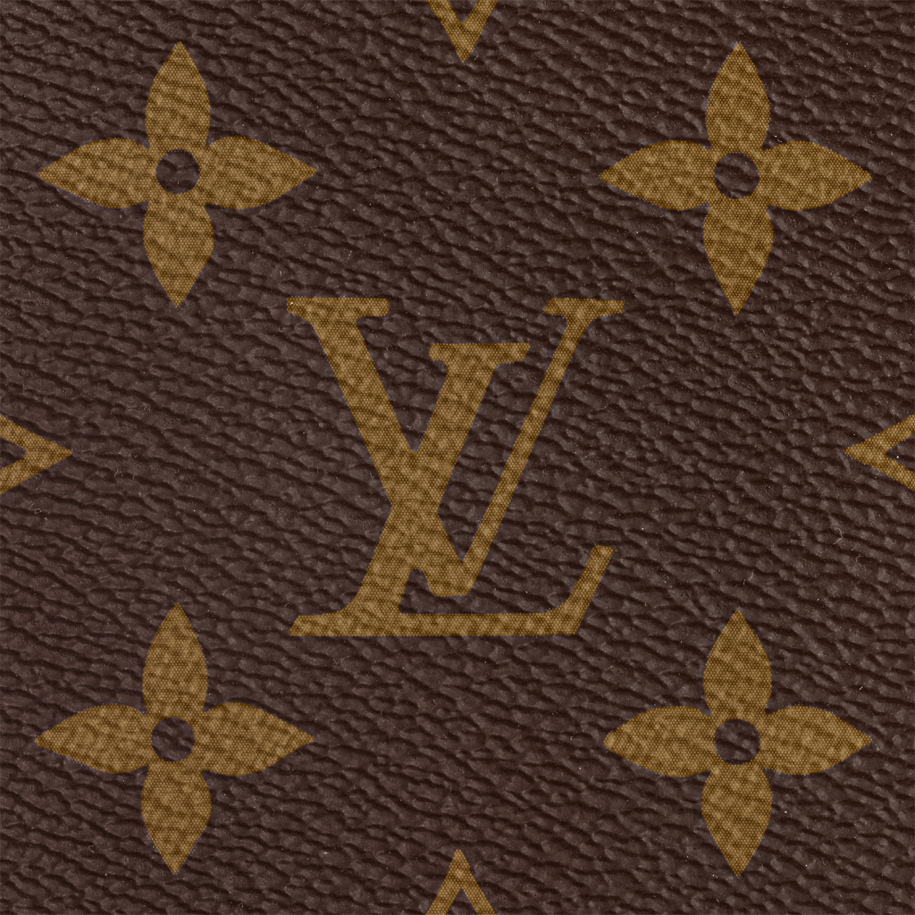 Download Louis Vuitton Monogram White Base Desktop Wallpaper